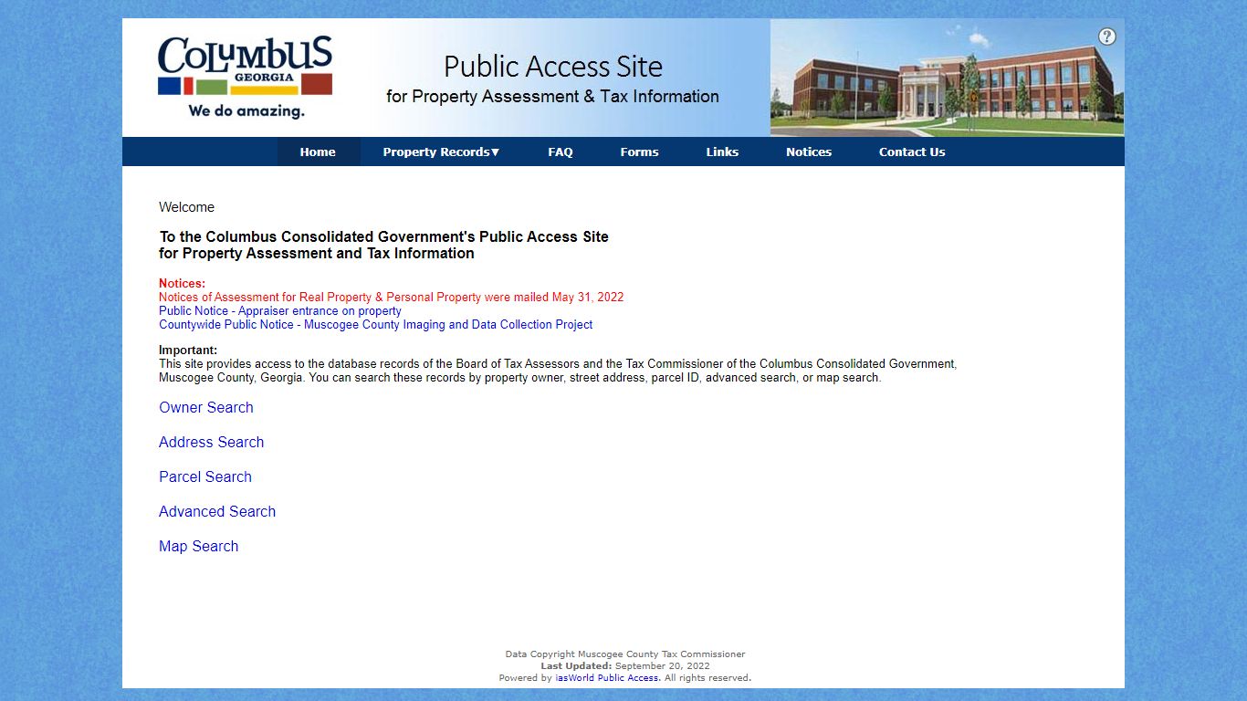 CCG Public Access Site - Columbus, Georgia